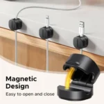 UGREEN 45797 Magnetic Cable Organizer – 3-Pack | Desktop Cable Management - Image 2