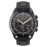 Havit M9030 Pro Smart Watch with a sleek circular dial and bright touchscreen interface tracking fitness metrics on a clean background