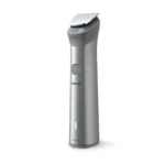 Philips MG5930/15 5000 Series 11-in-1 advanced multi-grooming rechargeable cordless hair, beard, and body trimmer kit with detailer head, nose trimmer head, attachment combs, storage pouch, and Type-C cable turn on