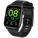Riversong Motive 3 SW30 Smart Watch showing the 1.69-inch front square color touch display and premium silicone strap layout