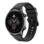 Riversong Motive 7C Smart Watch showing the front digital interface dial design and premium wrist strap layout