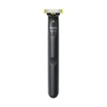 Philips OneBlade QP1424/10 hybrid rechargeable cordless electric hair trimmer and shaver with attachment combs and USB charging cable turn on