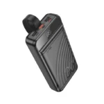 Hoco J123B 30000mAh premium high capacity Element series power bank with 22.5w super fast charging and 20w pd multi-port layout fire retardant rugged frame with digital led battery percentage display status view]