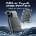Get the official Vention FHTB0 today. This premium 10000mAh pocket-sized magnetic wireless power bank features a lightweight structural layout with high-speed multi-protocol output ports. It delivers stable 22.5W wired fast charging and 15W strong snap-on wireless docking alongside an integrated multi-LED battery status indicator light matrix. Buy your new long-lasting travel backup battery here at the best price. Vention FHTB0: Lowest price for authentic premium 10k magnetic power banks in BD **10000mAh Slim Core:** Highly efficient balanced reservoir supplies complete daily recharges for your mobile hardware without blocking your phone camera **Wired & Wireless Power:** Provides blazing-fast 22.5W wired charging via Type-C Power Delivery and up to 15W convenient magnetic snap attachment **Strong Magnetic Grip:** Built-in powerful N52 magnets line up perfectly with your device to guarantee continuous non-slip charging We deliver across Bangladesh via Steadfast Courier (Keep the box for official claims)