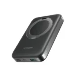 Joyroom JR-PBM12 10000mAh premium high capacity magnetic wireless power bank with 15w magsafe layout 22.5w super fast usb output 360 degree rotating metal ring kickstand integrated led digital status window view]