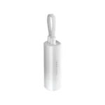 VENTION FHWM0 20W 5000mAh pocket-sized mini capsule power bank in a sleek chassis featuring an integrated direct plug-in USB-C connector layout and battery indicator lights