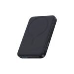 Baseus EnerFill FM11 magnetic power bank 10000mAh 22.5W fast wireless charger with ring alignment indicator and premium matte finish front view black color