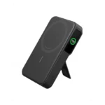 Anker MagGo 15W ultra fast portable charger power bank with 10000mAh capacity and side smart digital display screen view black color