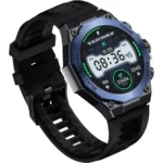Black Shark S1 Pro smart watch with premium round AMOLED display screen and a sleek gaming-inspired metallic chassis shown in image_72eee5.png