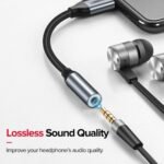 UGREEN AV142 (30632) USB Type C to 3.5mm Female Audio Cable 10cm (Gray) - Image 3