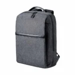 UGREEN 90798 Laptop Backpack B02 Dark Grey Up to 15.6" showing a modern minimalist structured dark grey water-resistant laptop backpack with ergonomic padded shoulder straps, a heavy-duty top handle, layered zipper compartments, and a clean ventilated mesh back support layout view