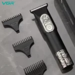 VGR V-963 professional rechargeable cordless hair and beard trimmer with attachment combs and USB charging cable
