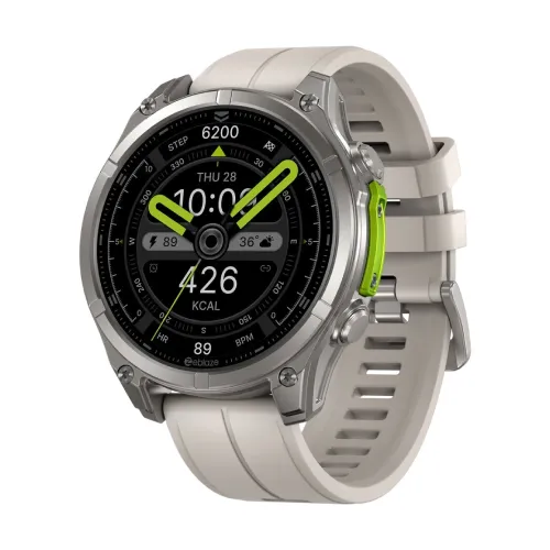 Zeblaze Vibe 8 smart watch with premium rugged round display screen and a sleek metallic chassis shown in image_72eee5.png