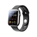 Remax Watch 15 Letar Series showing the large front 2.01-inch AMOLED touch screen dial design and premium zinc alloy metallic case layout
