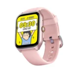 Oraimo Watch 5 Max showing the front digital interface dial design and premium wrist strap layout