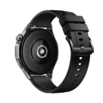 HUAWEI WATCH GT 4 Smartwatch displaying its unique octagonal marine-grade stainless steel frame, sharp high-resolution AMOLED screen, and premium structured green athletic strap in image_agent_tag_13013191649683433662