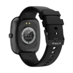 XTRA Active S5 Pro+ Smart Watch showing the square front digital dial interface design and black premium wrist strap layout