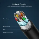 UGREEN DP103 (10243) DisplayPort Male to DVI (24+1) Male Full HD Cable (1.5m) - Black - Image 3
