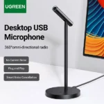 UGREEN 10934 Desktop USB Omnidirectional Noise-Canceling Microphone - Black - Image 2