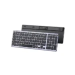 UGREEN 15258 KU005 ultra-slim wireless keyboard with quiet scissor-switch keys and modern minimalist design