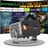 Advance A10 f800 Android Projector with 5g wi-fi Auto Electric focus unit in sleek white showing its modern compact rectangular chassis large glass front optical lens assembly ventilation grills and rear input ports layout