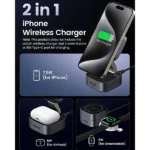 UGREEN 35278 W526 2-in-1 Qi2 Magnetic Wireless Charger Stand - Image 3
