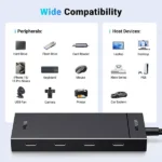 UGREEN 35584 CM479 4-port USB 3.2 Gen 2 hub with aluminum alloy housing for 10Gbps high-speed data transfer