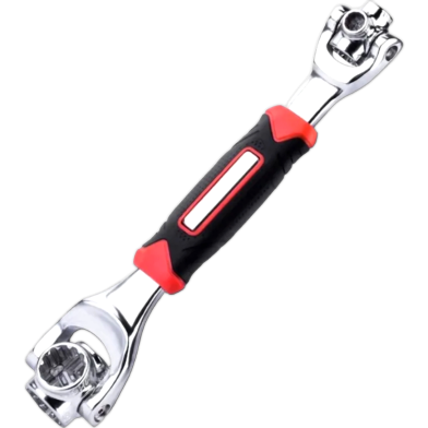 48 in 1 Universal Head Socket Wrench Price in BD - Multi-functional spanner with 360 rotating head