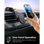 UGREEN 15120 CD345 15W Qi Magnetic Car Mount Wireless Charger - Image 2