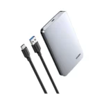 UGREEN 70498 CM238 USB 3.0 2.5-inch SATA hard drive enclosure, tool-free portable storage case for HDD and SSD