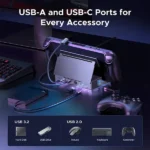 UGREEN 55733 Multifunction 9-in-1 USB-C Hub Adapter (Space Gray) - Image 3
