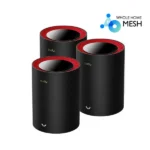A4TECH M3000 wireless keyboard and mouse combo trio-pack bundle showing three identical black wireless keyboard-and-mouse sets with their unified USB nano receivers for professional office workstation setups