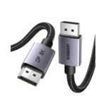 UGREEN DP120 (25903) DisplayPort 1.4 Male to Male Braided 8K Cable (1m) - Black - Image 2