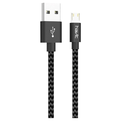 Havit CB727X Micro USB Charging Cable Price in BD - Front layout view of Havit CB727X Micro USB fast charging and data cable