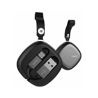 Havit H641 Type-C Fast Charging Cable Price in BD - Front view of Havit H641 Type-C fast charging and data sync cable