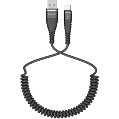 Havit H683 1.2M Type-C Cable Price in BD - Front view of Havit H683 1.2M 2.0A USB Type-C to USB fast charging and data sync cable