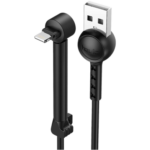 Havit H695 Micro USB Cable with Phone Holder Price in BD - Front view of Havit H695 Micro USB fast charging cable with built-in mobile phone holder stand