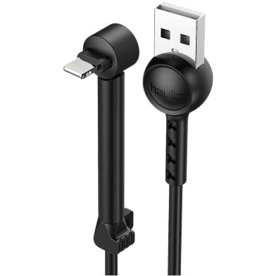Havit H696 Lightning Cable with Phone Holder Price in BD - Front view of Havit H696 Lightning fast charging cable with built-in mobile phone holder stand