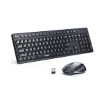UGREEN 35740 MK006 silent wireless keyboard and mouse combo with single USB receiver and ergonomic design