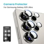 UGREEN 65170 camera lens protector for Samsung Galaxy S25 Ultra showing protective glass over individual camera lenses