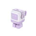 UGREEN 25036 Nexode 30W USB-C PD GaN Fast Charger US showing its compact metallic purple casing layout, single Type-C port interface, and fixed US standard two-pin prongs on a clean white background