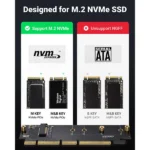 UGREEN 30715 PCIe 4.0 x16 to M.2 NVMe SSD expansion card with aluminum heatsink for desktop storage