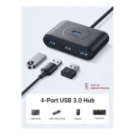 UGREEN 40850 CR113 4-Port USB 3.0 Hub with 1m Extended Cable - Image 2