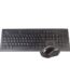 A4TECH 3000N Wireless Bangla Combo showcasing the matte black full-size keyboard with clear Bangla-English key legends next to a compact wireless optical mouse