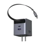 UGREEN 65824 65W GaN Fast Charger with Retractable Cable - Image 2