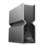 TP-Link Archer BE900 BE24000 Quad-Band Wi-Fi 7 Router Price in BD - Front view of futuristic black quad-band router with LED screen