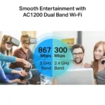 TP-Link Archer C6 AC1200 Dual-Band Gigabit Wi-Fi Router - Image 3