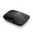 Zyxel Armor G1 AC2600 Multi-Gigabit Wi-Fi Router in black upright design featuring a 2.5G port and internal high-gain antennas