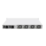 MikroTik CCR2216-1G-12XS-2XQ 16-Port Dual PSU Cloud Core Ethernet Router Price in BD - 1U white rackmount router showing 2 100G QSFP28 and 12 25G SFP28 ports