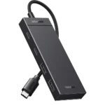 UGREEN 35583 USB-C to 4-port USB-A 3.2 Gen 2 hub with premium aluminum finish for high-speed data transfer